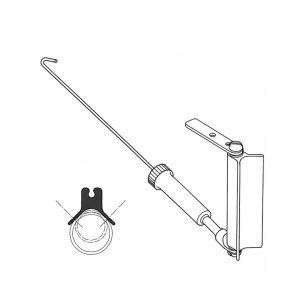 Gooseneck/kicking strap standard